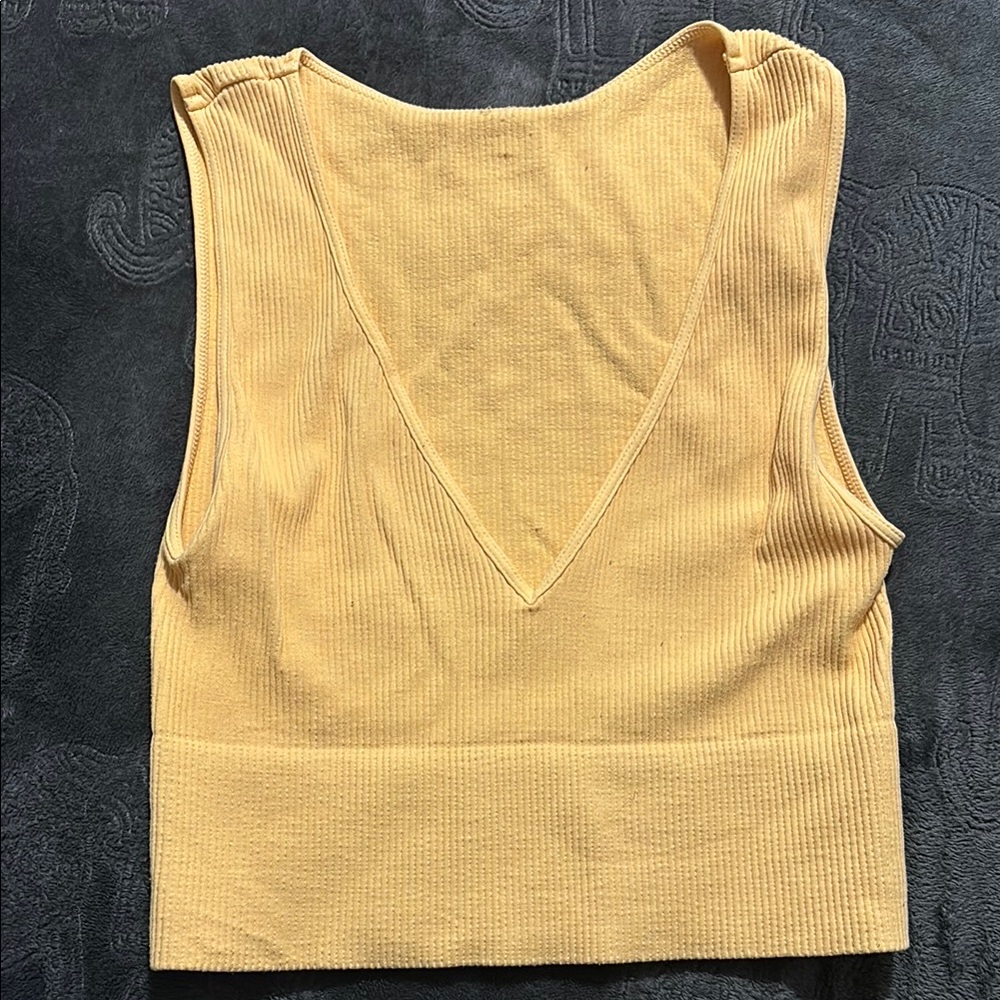 Yellow Yoga Top